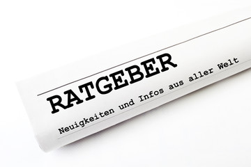 Obraz premium Ratgeber Zeitung