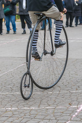 Penny farthing bicycle 