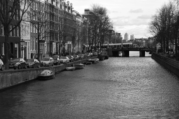 Fototapeta premium Amsterdam canals