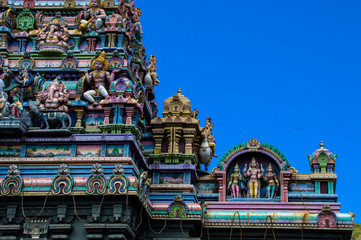 Hindutempel in Viktoria, Seychellen