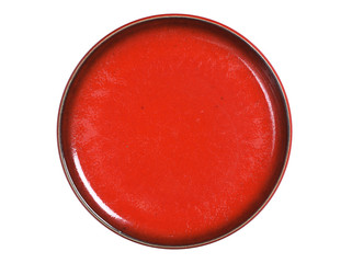 Plate isolated on white