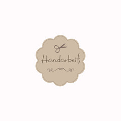 Handarbeit Sticker