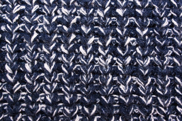 Fototapeta premium blue knitted texture.