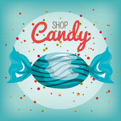candy sweet isolated icon vector illustration design