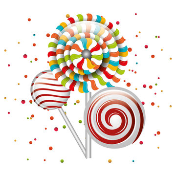 recommend clip art: lollipop candy sweet isolated icon vector illustration design