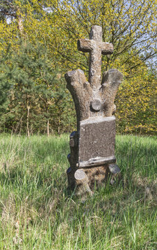 Cross on old cemetery