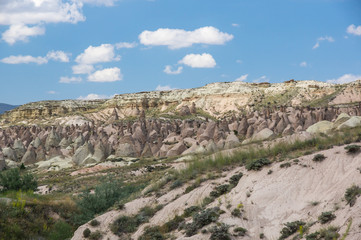Naklejka premium Stone formations in Cappadocia, Turkey