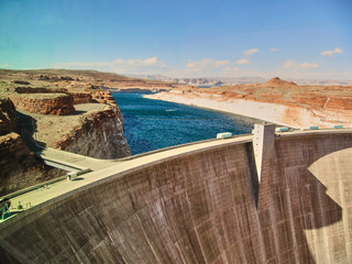The Glen Canyon Dam - Page Arizona