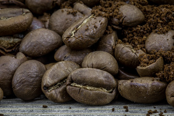 coffee beans closeup