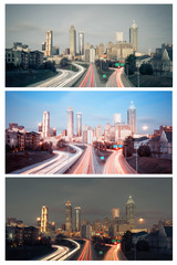 Atlanta skyline set