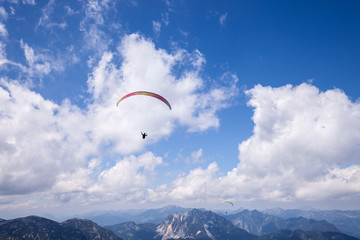 Parachute jumping extreme sport