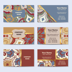 Fototapeta premium Set of business cards