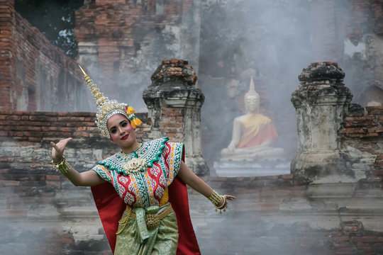 Khon Mask Traditional Thai Drama Dance