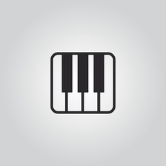 piano icon illustration