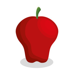 apple fresh fruit isolated icon vector illustration design