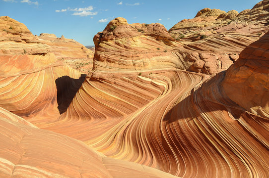 The Wave, sandstone in Coyote Buttes North, Arizona (USA)