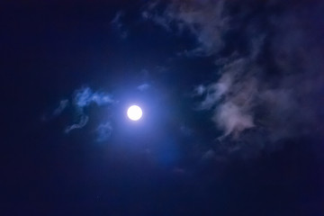 Fototapeta na wymiar Super moon