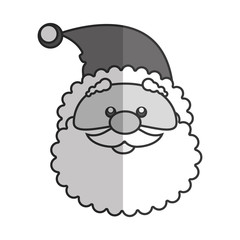 santa claus character kawaii style vector illustration design