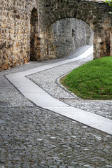 Pathway along the old ramparts