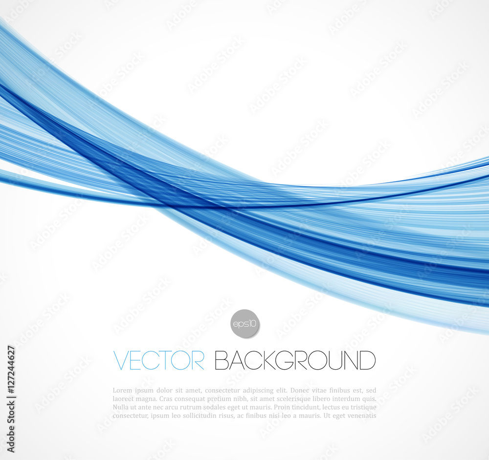 Poster Abstract transparent fractal wave template  background brochure design
