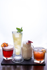 Cocktails drinks alcoholic mix