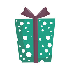 merry christmas gift celebration vector illustration design