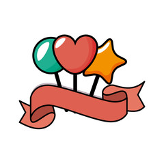 lollipop candy sweet isolated icon vector illustration design