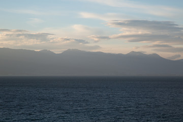 a trip to the lake in the mountains