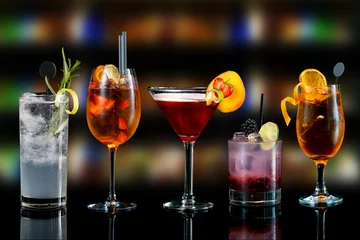 Poster Cocktails drankjes alcoholische mix © Peter