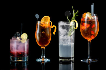 Cocktails drinks alcoholic mix