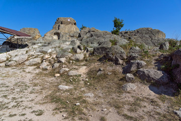 Panoramic view of Antique Thracian sanctuary Tatul, Kardzhali Region, Bulgaria