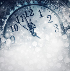 New Year's at midnight