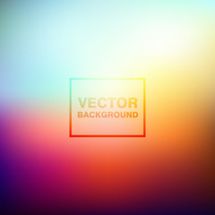 Abstract colorful blurred vector backgrounds. 