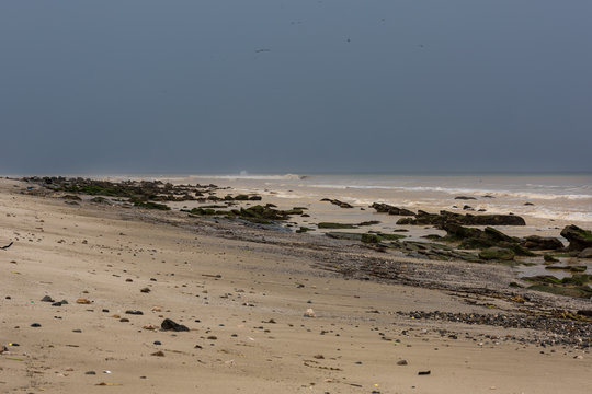 Deserted beach, El Nino 2016