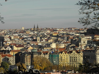 Panoramic view of the Prague