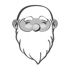 cute santa claus character vector illustration design