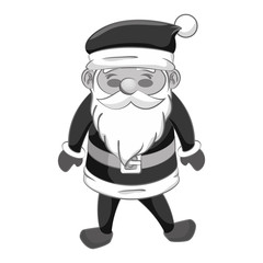 cute santa claus character vector illustration design