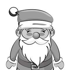cute santa claus character vector illustration design