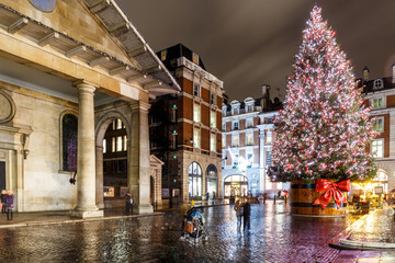 Christmas lights 2016 in Covent Garden, London