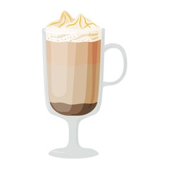 Coffee cups different cafe drinks mocha frappe