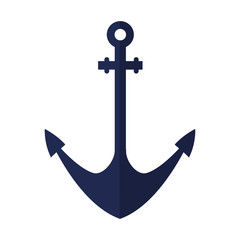 ship anchor maritime frame vector illustration design