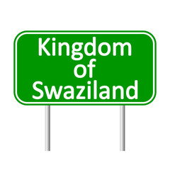 Kingdom of Swaziland road sign.