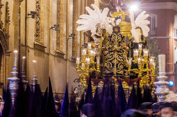 Jesus of the Judgement is a famous procession on Good Friday (Early Hours) in Seville. It belongs to the religious brotherhood of "Macarena", the most popular in Seville