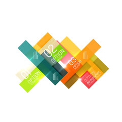 Vector business infographics, option select