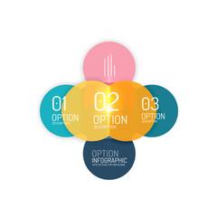 Vector business infographics, option select