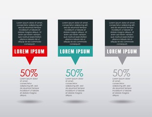 infographic presentation template. colorful design. vector illustration