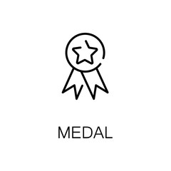 Award flat icon or logo for web design.