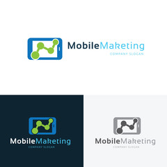 marketing and investor tool logo , Internet marketing logo template.