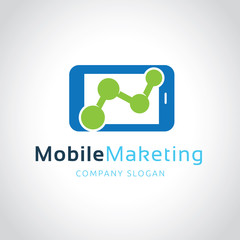marketing and investor tool logo , Internet marketing logo template.
