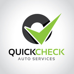Quick Check Logo template.